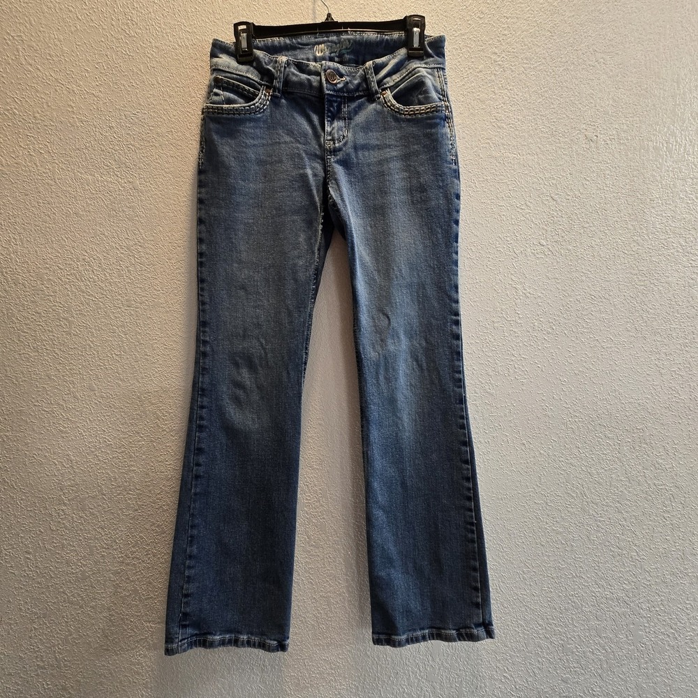 Wrangler Boot Cut Jeans Womens 3x32 Blue Stretch Denim Mid Rise